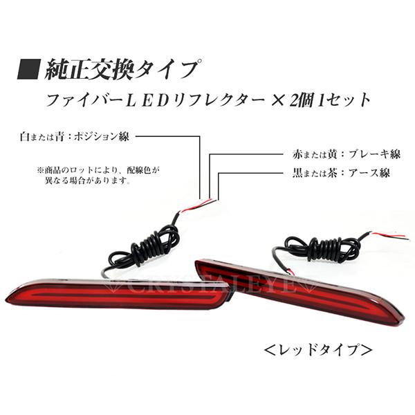 アルファード ヴェルファイア LEDリフレクター 20系 ファイバーLED