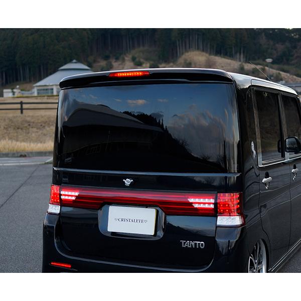 L150系　ムーヴカスタム　LEDテールランプ　スモーククリア Tint+ ダイハツ ムーヴカスタム L150S/L152S/L160S 後期 テールランプ