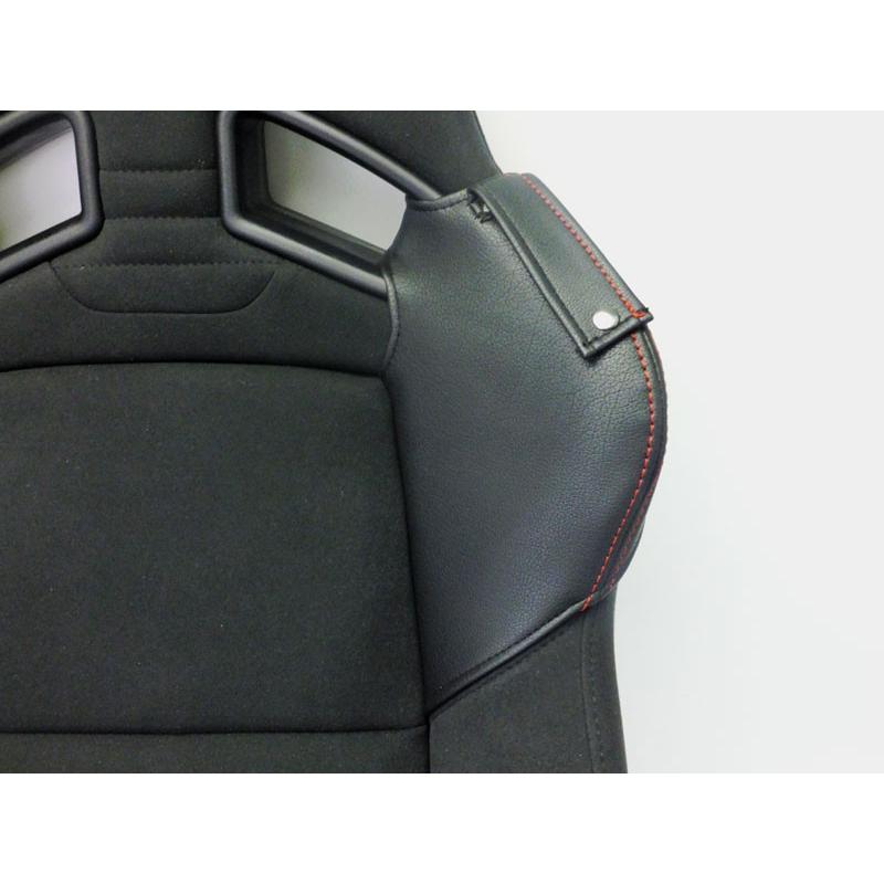 レカロ プロテクター RECARO SR-7F KK100 ショルダーサポート 左右セット ブラック×レッドステッチ G-Bring (GBP-001/002｜daizens-shop｜03