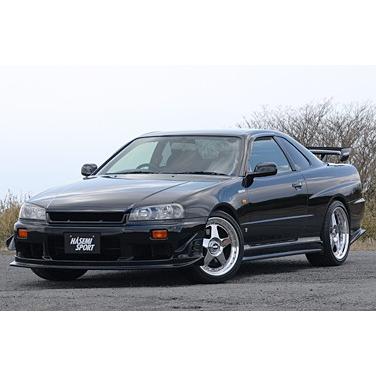 R34 ダブルカナード スカイライン カナード ハセミモータースポーツ クーペ R34 前期用 FRP