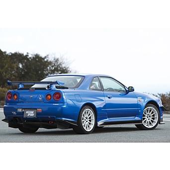 スカイラインGT-R ディフィーザーフィン ハセミモータースポーツ R34 V-Spec/純正リアディフューザー用 カーボン製｜daizens-shop｜04