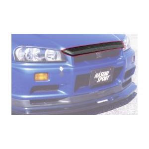 スカイラインGT-R グリルトップモール ハセミモータースポーツ R34 FRP