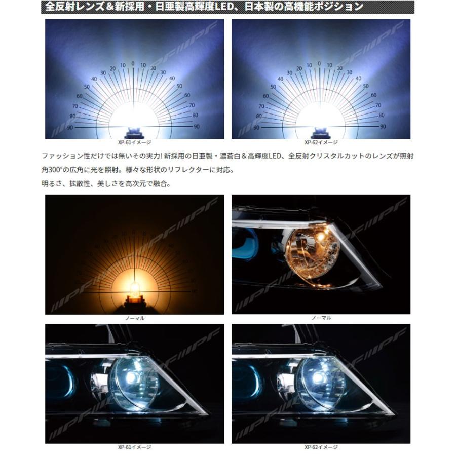 IPF LEDポジションバルブ 車検対応 MGウェッジ T10 6700K 12V ブライト