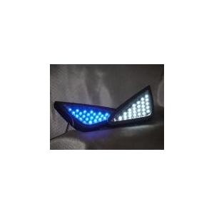 ヴェルファイア LEDバンパーガード 20系 外側:青 内側:白 Junack/ジュナック (LBL-T1BW