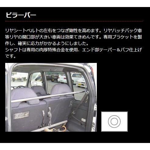 ミラ ミラジーノ ピラーバー L700S L700V 3Dr用 リアピラーバー type