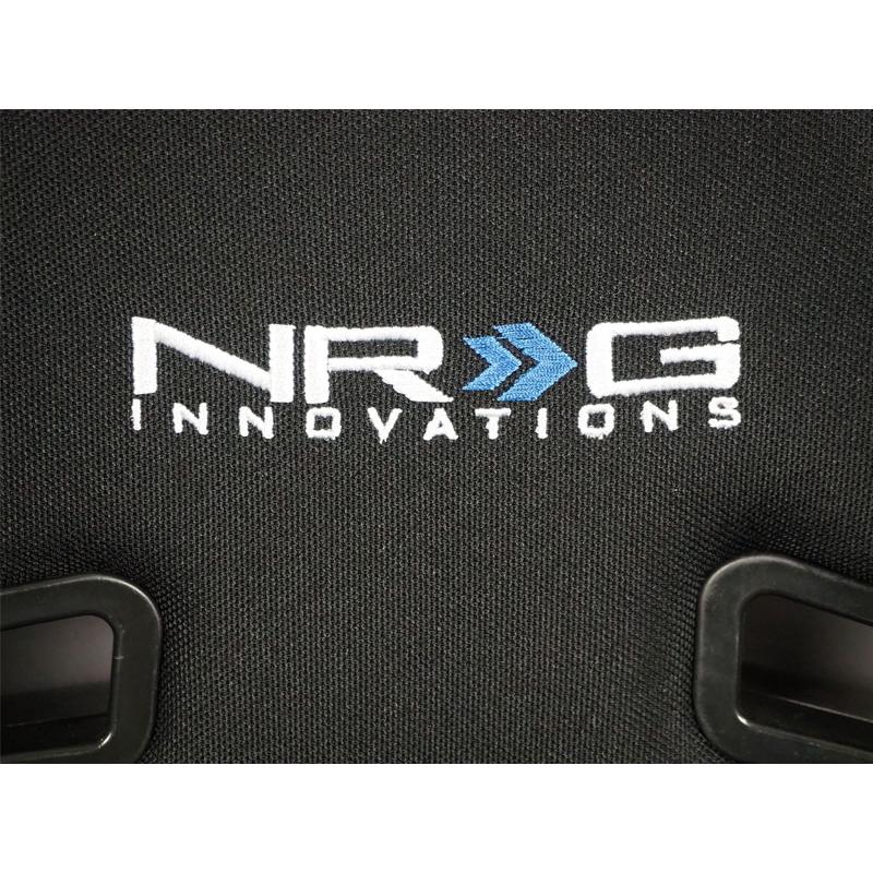 NRGセミバケットシート リクライニングシート セミバケ NRGロゴ入 シート本体 レバー左 ブラック (NRG-BL｜daizens-shop｜03