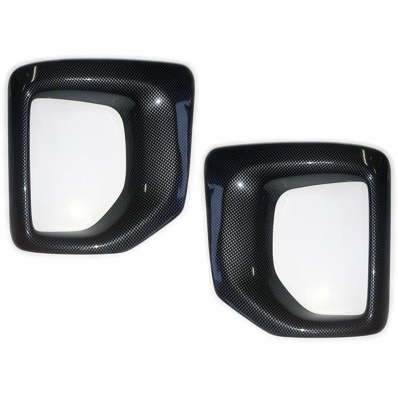 ハイエース フォグカバー 200系 4型 ナロー 標準ボディ カーボンルック