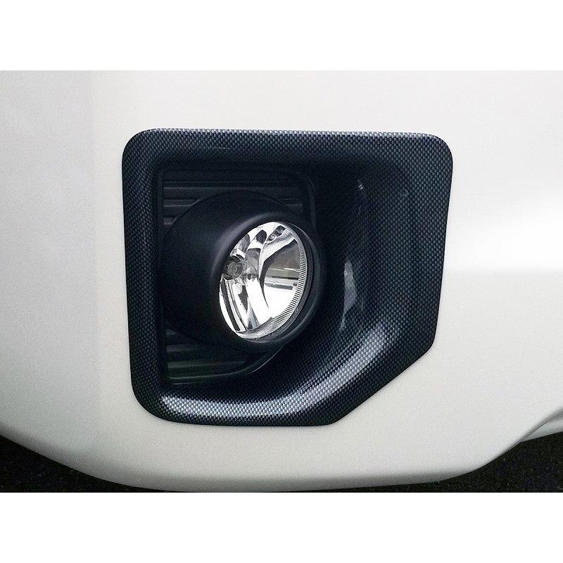 ハイエース フォグカバー 200系 4型 5型 6型 ワイドボディ カーボン