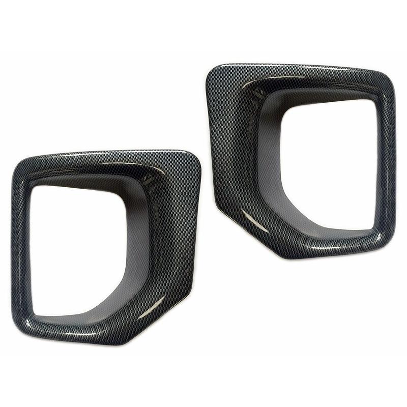 ハイエース フォグカバー 200系 4型 5型 6型 ワイドボディ カーボン