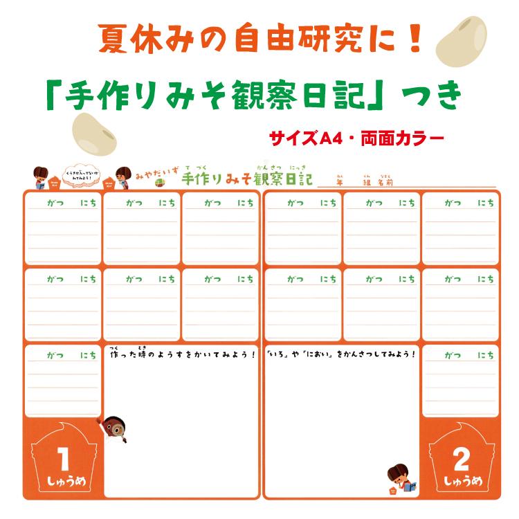 みやだいず簡単手作り味噌キット タル付き 米麹・麦麹選べる 宮崎県産大豆 1.3kg |  | 09