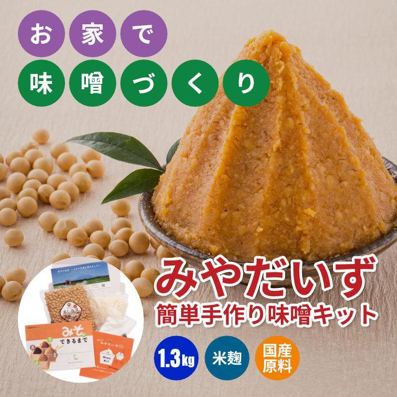 みやだいず 味噌づくりキット 米麹・タルなし 国産大豆 手作り発酵体験 |  | 11