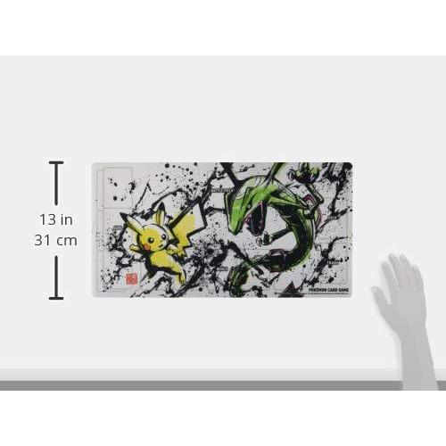 人気top ポケモンカードゲーム ポケモンセンターオリジナル ポケモン Pokemon ラバープレイマット ピカチュウ レックウザ 墨絵列伝 パーティグッズ Clubdelalibertad Com