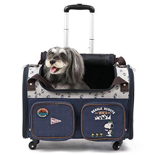 ペットパラダイス スヌーピー キャスター付き キャリーバック ペット