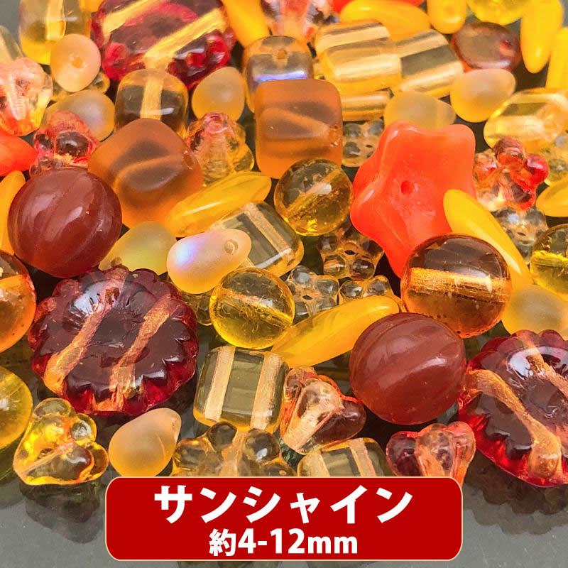チェコ ビーズ デザイン ミックス ファンシーカラーパック《プラチナ