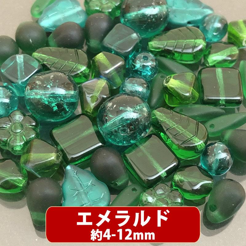 チェコ ビーズ デザイン ミックス ファンシーカラーパック《プラチナ