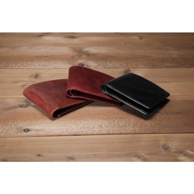 "BASIC"ウォレット＜RED＞ カードタイプ (名入れ刻印・ギフト包装無料) |  | 05