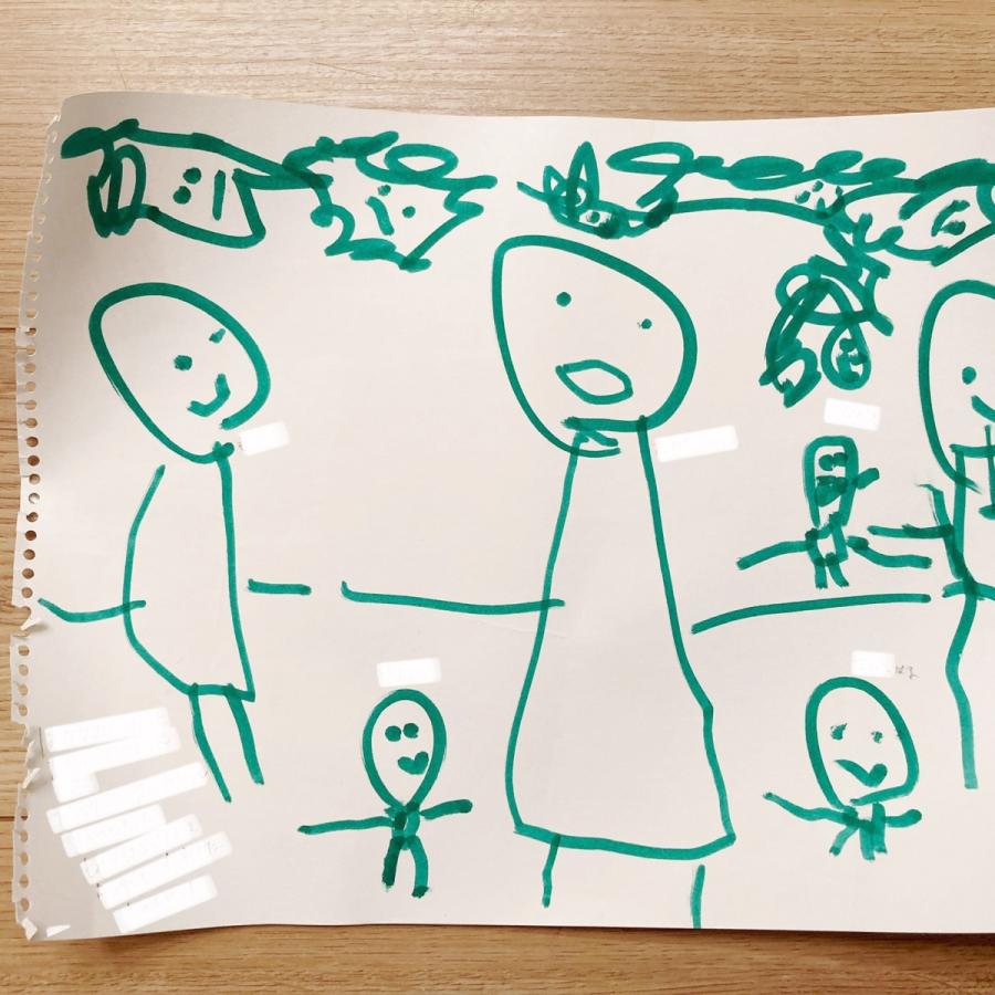 父の日ギフト版　"スマホで撮って送るだけ"「子供の絵」から作る世界で一つのキーホルダー　<丸型orハート型or星型> |  | 13