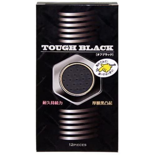 ジャパンメディカル タフブラック 耐久持続力 厚膜黒凸起 コンドーム