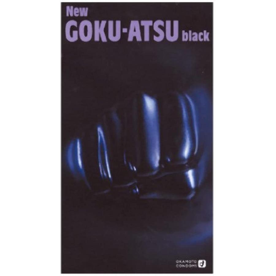 オカモト New GOKU‐ATSU（ニューゴクアツ）black コンドーム 12個入り