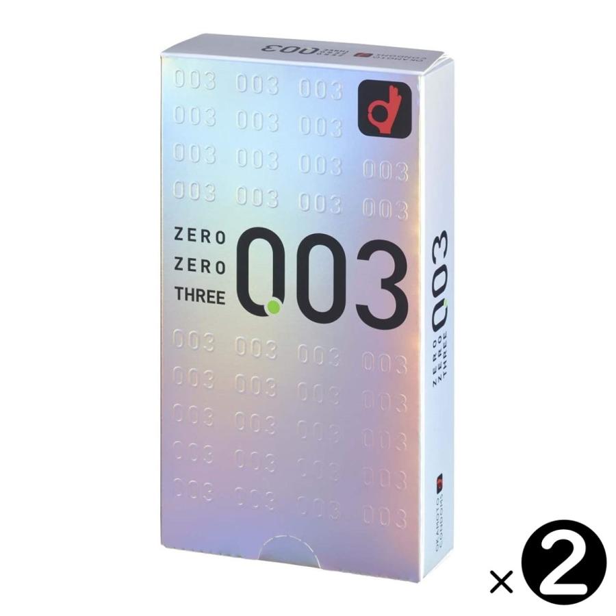オカモト 【2個セット】オカモト 003 ゼロゼロスリー 0.03 コンドーム