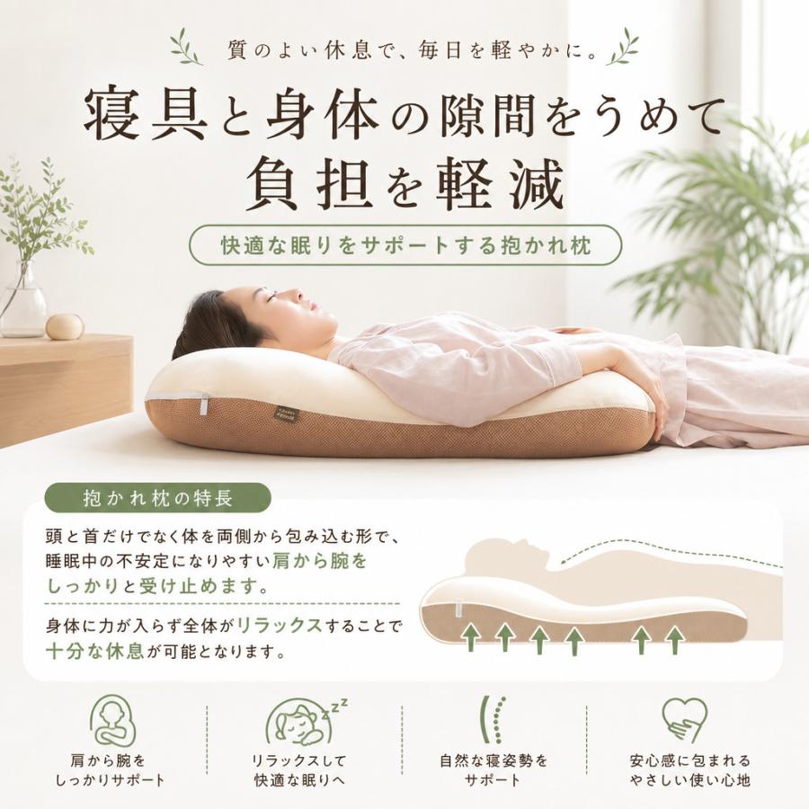 眠り製作所 抱かれ枕 アーチピローFUN 枕 抱き枕 肩こり 首こり 安眠
