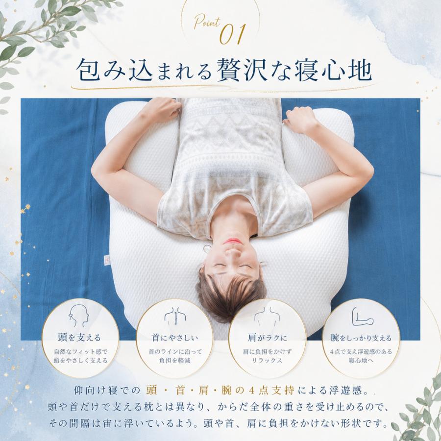 眠り製作所 プレミアム抱かれ枕 DUAL-NEO 枕 抱き枕 肩こり 首こり u字