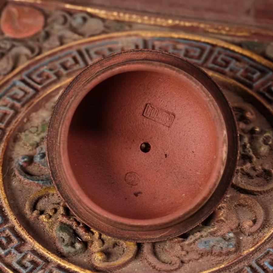 紫砂壷 中国美術 竜亀壺 茶壷 原鉱紫泥  置物 紫砂壷 中国美術 竜亀壺 茶壷 原鉱紫泥 置物