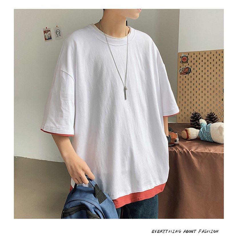 国内正規総代理店アイテム Tシャツ メンズ オシャレtシャツ 半袖トップス 白 スポーツtシャツ 40代 無地 大きいサイズtシャツ ゆったり メンズファッション 綿トップス カジュアル 6色 Jyoti Enterprises