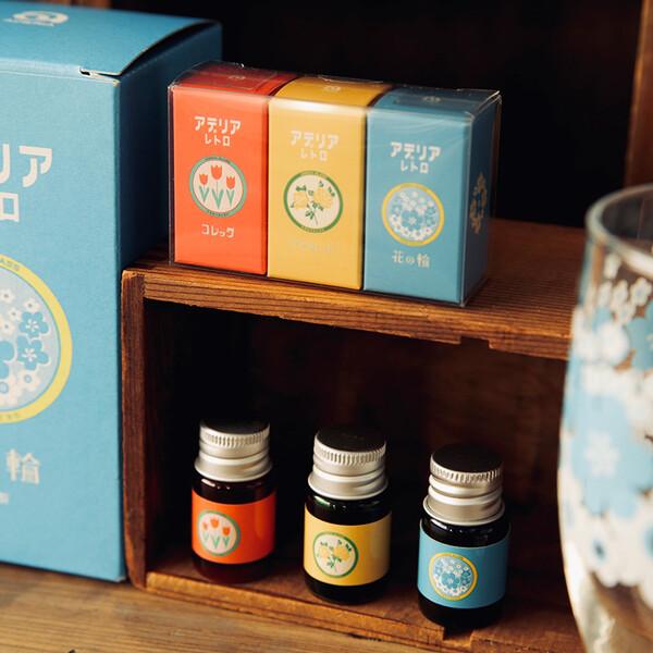 アデリアレトロ インクセット 3個入 コレック/マスカレード/花の輪