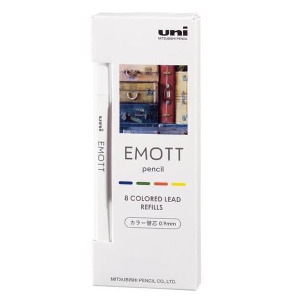 カラー芯シャープ Emott エモット ペンシル 替芯 0 9mm 4色セット No 3 ノスタルジック