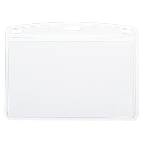 1つ¥899〈オーダー〉名札　名札ホルダー付き　ハート背景　ネームプレート オープン 名札用ケースPETプレート ハード10枚 [02] : ダリアストア