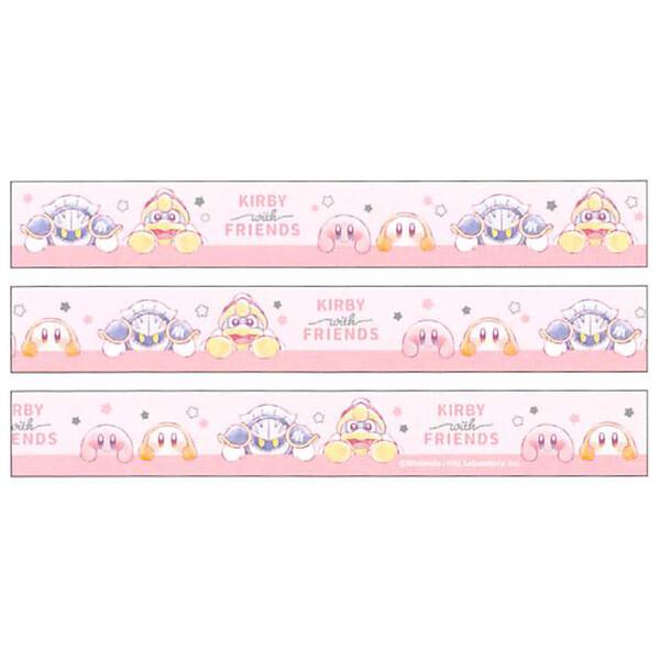 星のカービィ マスキングテープ POPPING UP 15mm幅 10m巻 和紙