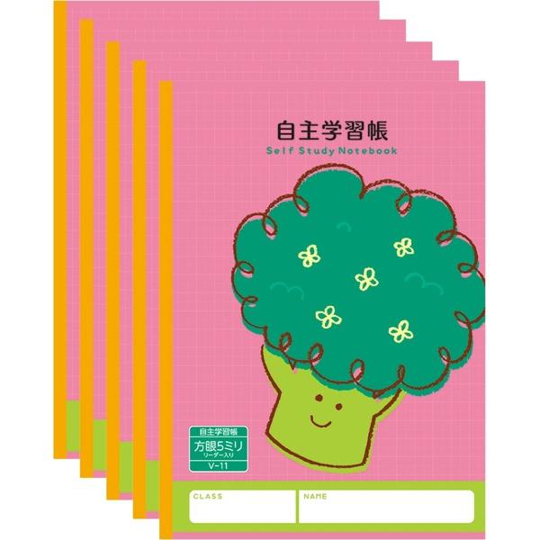 優れた品質 小学 ブロッコリー 5冊セット V 11 5mm方眼 自主学習帳 ハーモニー学習帳 3年 メール便対象 02 勉強 ノート 6年 5年 4年 ノート Sustentec Com Br