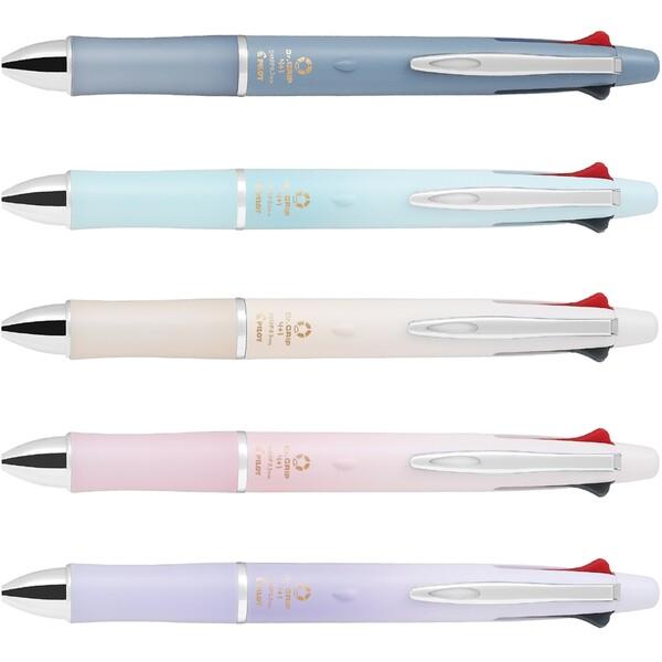 ドクターグリップ 4+1 0.3mm 激細 油性 4色ボールペン+シャープ