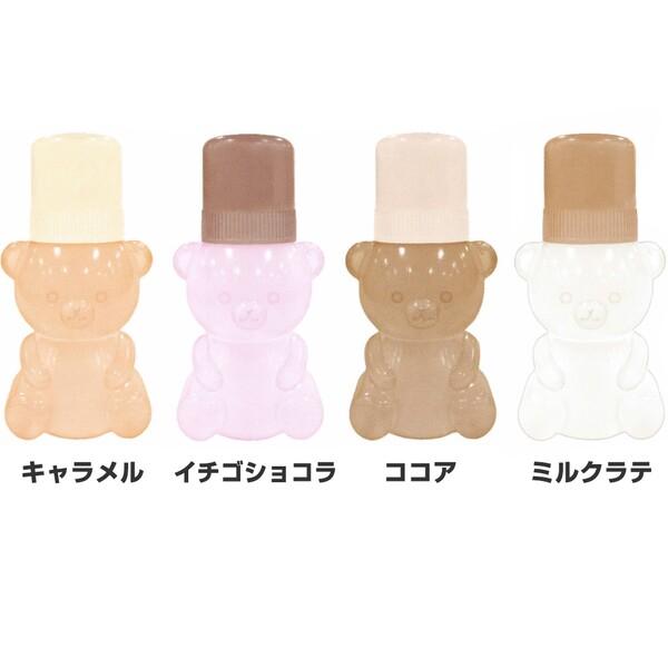 くまのり くまさん型 香りつき のり 4色セット 色付き [02] : ダリア