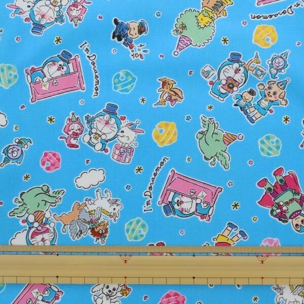 オックス ドラえもん キャラクター 生地 布 幅約110cm 50cmカット 50周年 大長編キャラクター大集合 ブルー 01 メール便対象 Z49sbhzw ダリアストア 通販 Yahoo ショッピング