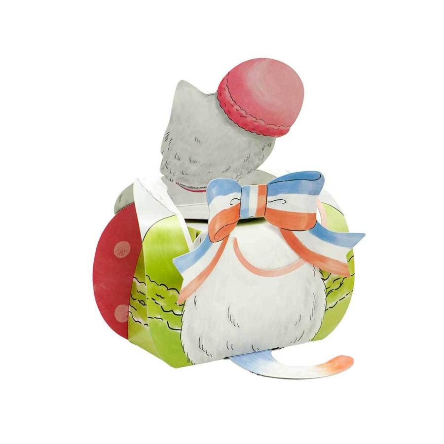 DALLOYAU（ダロワイヨ） 猫型ニャカロン グリーン 猫 スイーツ