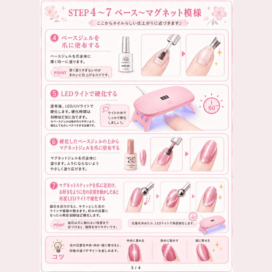 ジェルネイル スターターキット 初心者 セルフネイル ネイルセット