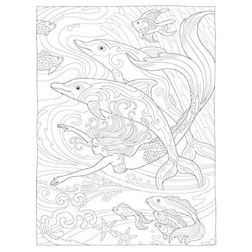 クリエイティブヘブン壮大な人魚の塗り絵 大人の塗り絵 北米版 Creative Haven Magnificent Mermaids Coloring Book Creative Us Nrvtvqpsoo だま電 通販 Yahoo ショッピング