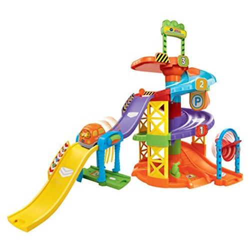 VTech Go! Go! スマートホイール スパイラルタワー Go! Go! Smart Wheels Spinning Spiral Tower Playset