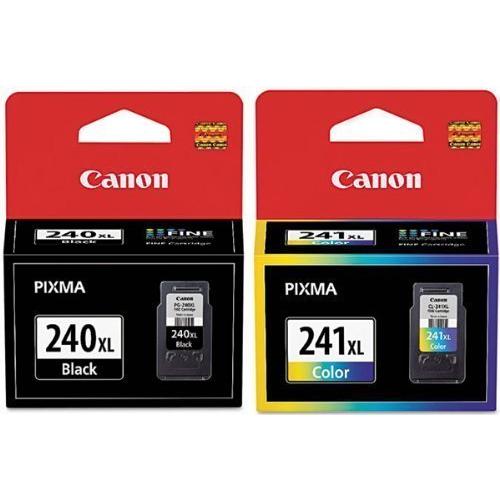 北米版 本物のキヤノンPG-240XL / CL-241XLカラーインクカートリッジ Genuine Canon PG-240XL/CL-241XL Color Ink Cartridge