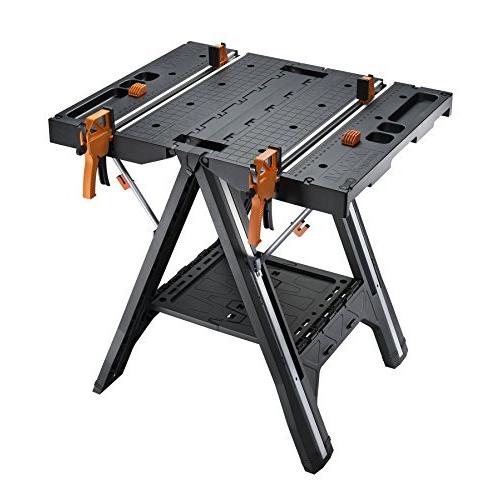 ストアプロモーション WORX Pegasus多機能ワークテーブルとクイッククラン 北米版 WORX Pegasus Multi-Function Work Table and Sawhorse with Qui