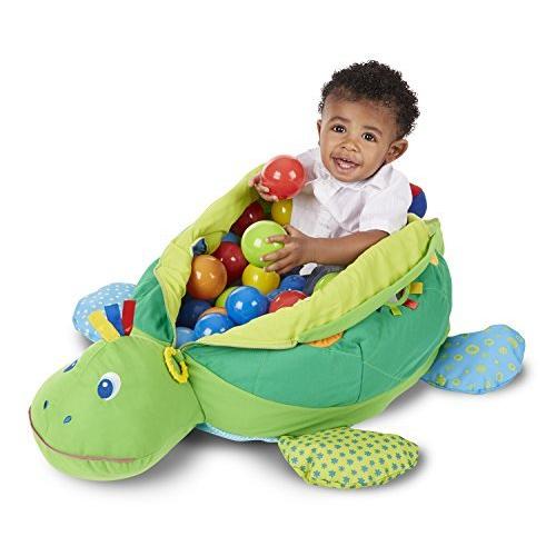 メリッサ 北米版 Melissa & Doug Kids Turtle Ball Pit With 60 Balls