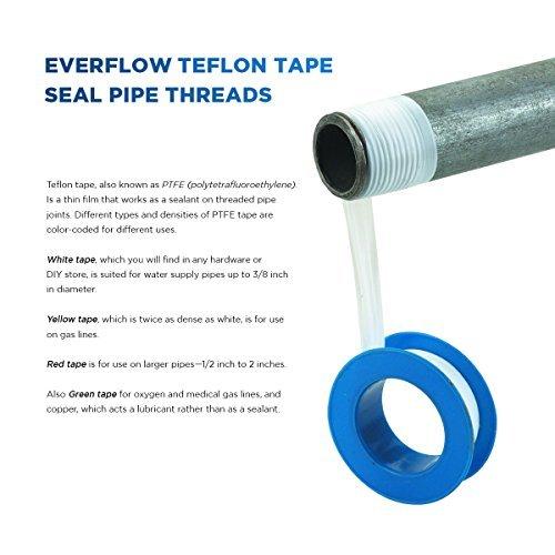 エバーフロー812テフロンテープシールパイプ糸、PTFE 3 北米版 Everflow 812 Teflon Tape Seal Pipe