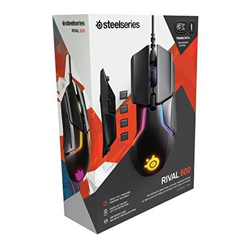 北米版 SteelSeries Rival 600ゲーミングマウス  SteelSeries Rival 600 Gaming Mouse - 12,000 CPI TrueMove3+ D｜damaden｜07