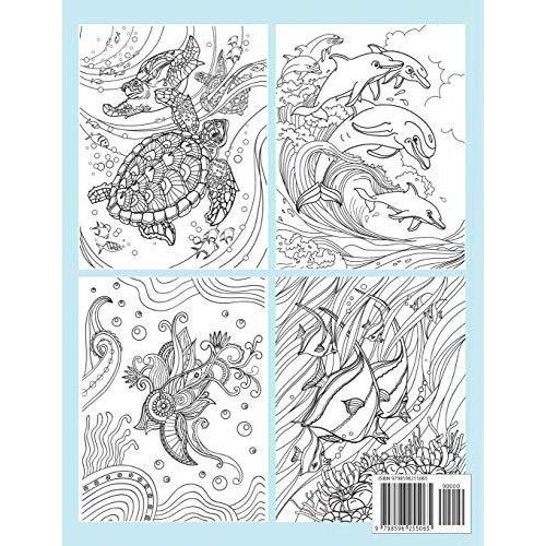 空想的な海の生き物の塗り絵 ストレス解消 リラクゼーション 大人の塗り絵 北米版 Fanciful Sea Life Coloring Book An Adult Coloring Book Fea Us Ynvqraavgs だま電 通販 Yahoo ショッピング