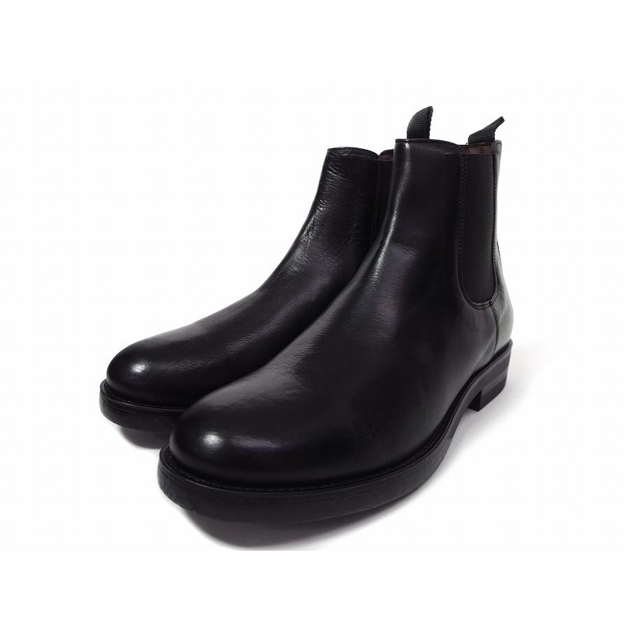BOEMOS SIDE GORE BOOTS BLACK LEATHER ボエモス サイドゴアブーツ ブラック レザー 通販  :01-4208-01:DAMAGEDONE ONLINE - 通販 - Yahoo!ショッピング
