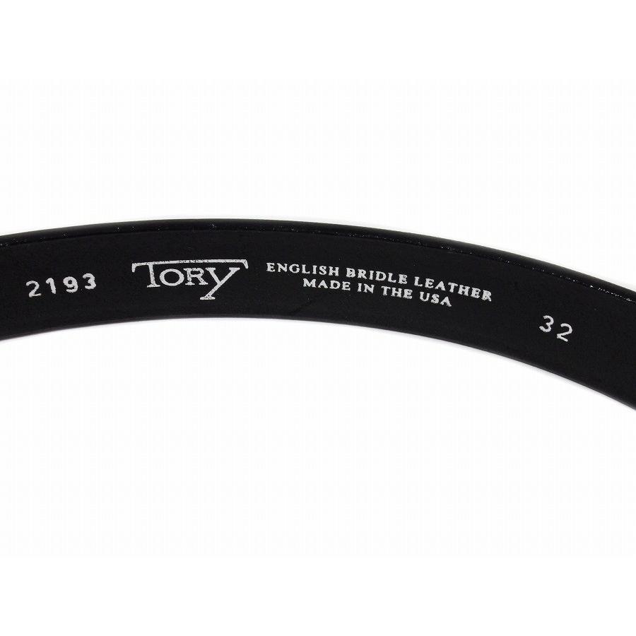 TORY LEATHER BRIDLE BELT BLACK 2193 トリーレザー レザー ベルト 