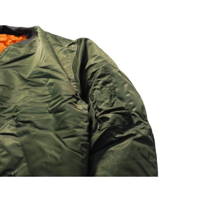 DEADSTOCK GREENBRIER MA-1 FLIGHT JACKET OLIVE EMAR ZIP｜damagedone｜03