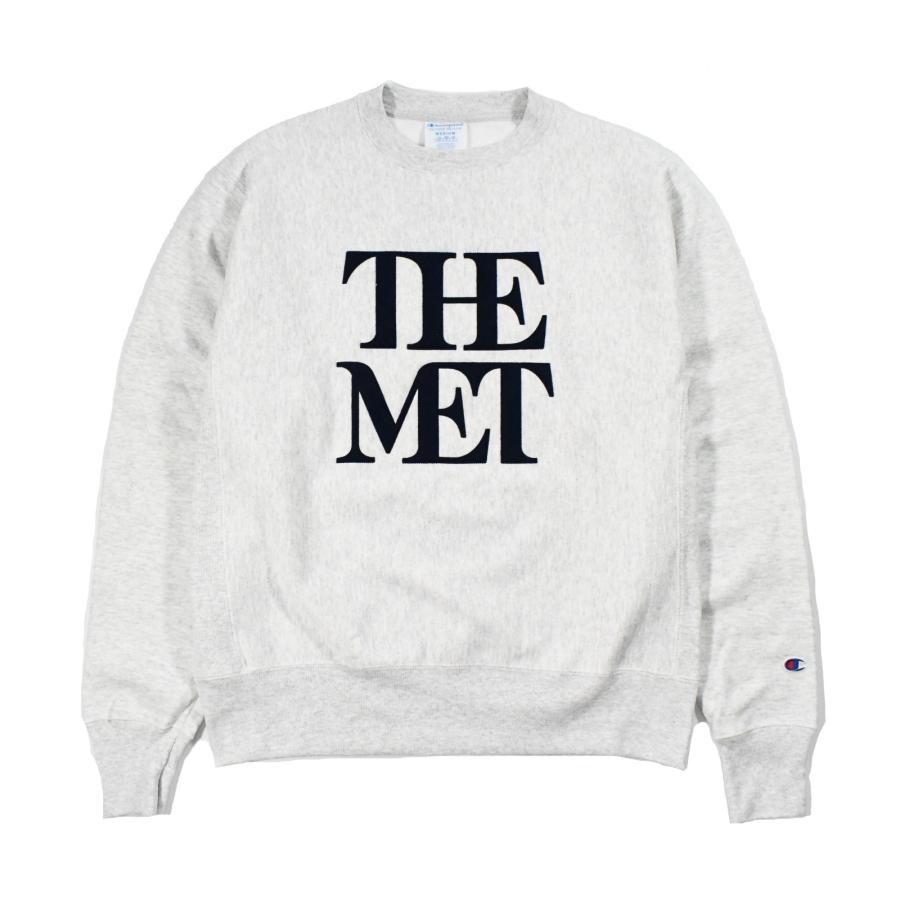 Champion Reverse Weave Crew Neck Sweat Shirt ”THE MET 